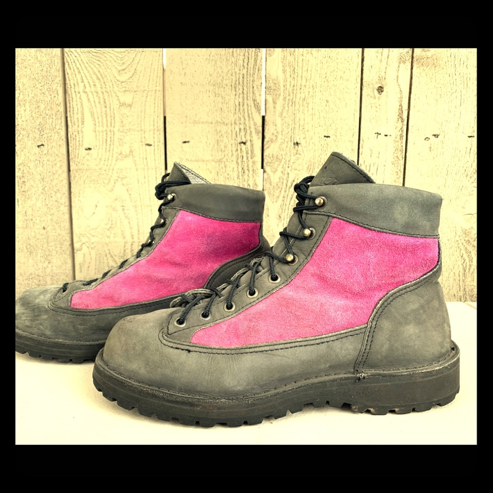 Rare Danner Light II in Pink and Grey Suede